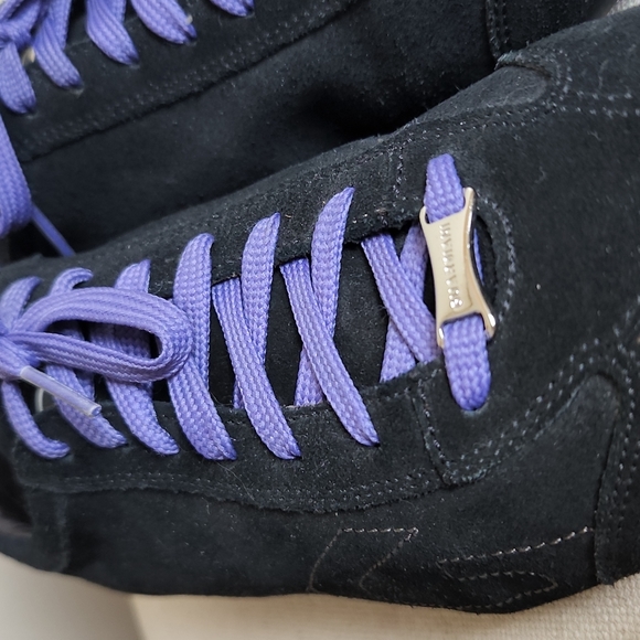 Alberto Guardiani Purple and Black Sneakers - Picture 2 of 6